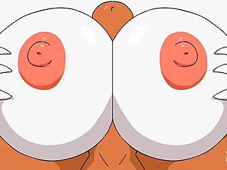 Gardevoir takes monster cock in ass tits cum fucking