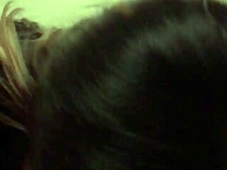 Young slut's interracial blowjob in dorm