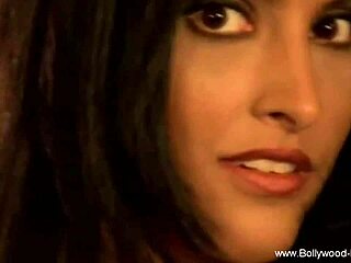 indian brunette stripteases and seduces with erotic dancing techniques