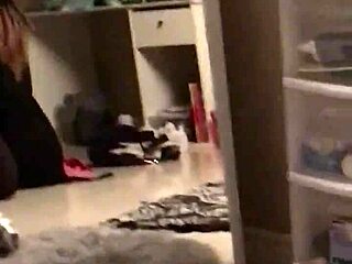 Young slut's interracial blowjob in dorm
