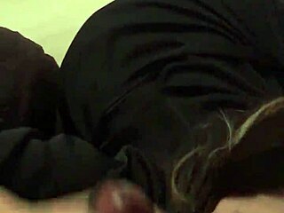 Young slut's interracial blowjob in dorm