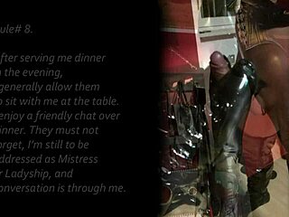 Sissy Training Rules At My Place.