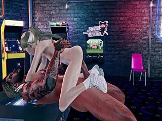 i saw this petite gamer girl take grant dynamo's monster cock in second life, ending with a big cumshot