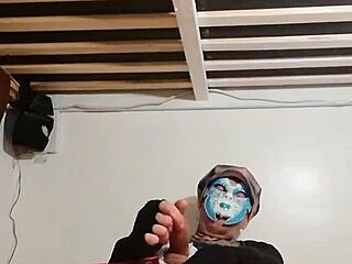 i'm a ladyboy riding a dildo for the first time, oh god