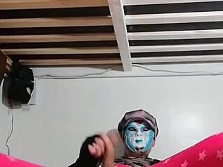 i'm a ladyboy riding a dildo for the first time, oh god