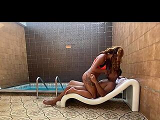 tattooed amateur sucks dick then sits on it for deep ride