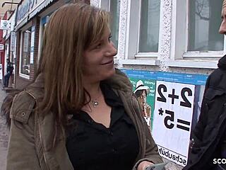 mega röv 18+ tjej knullad för cash på Berlin casting