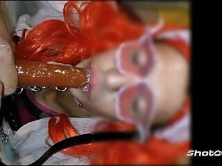 Sissy Mariona Itzel Lunática Explores With Large Toys In Suggestive Scene