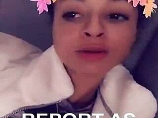 Teanna trump delivers a sloppy blowjob to a massive black cock.