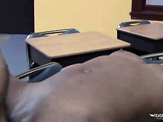 Juicy Ebony Brunette Seduced Into Steamy Pounding Every Room