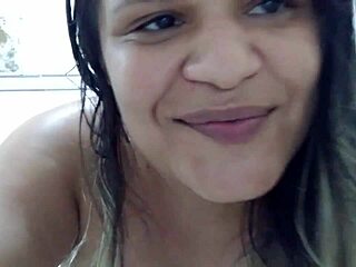 Latina Amateur Soaks Herself During Video Call Fetish Play