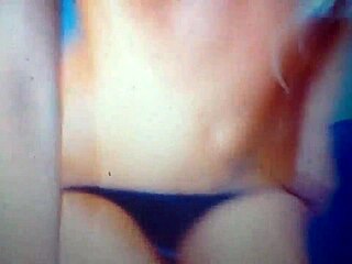 Blonde Shows Delicious Pussy And Ass