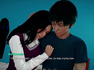 my bully turns into my lover, dominating me with his big cock while i ride him