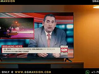 Three Latina Girls Suck Dildo In Lesbian Group