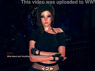 Let's play trick or treat with violet in a fun costume game