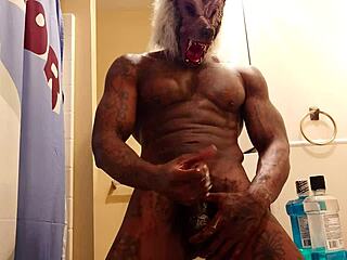 hallelujah johnson worships big black hairy dick in solo pillow talk