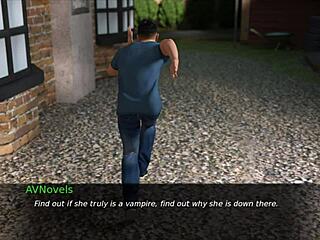 Dusklight manor redhead explores erotic scene