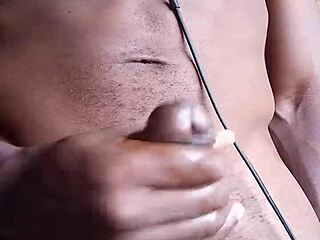 why does stroking bbc make cum end up on the floor?