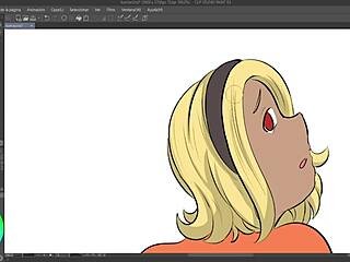 gravity rush kat flashing speedpaint