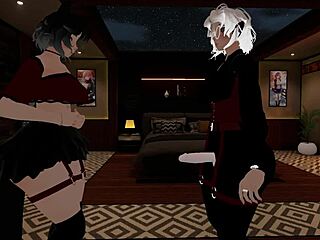 fake cop gets her dick sucked by femboy at the office