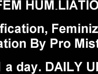 It's So Fun Dressing You Up Like A Sissy Princess For Humiliation