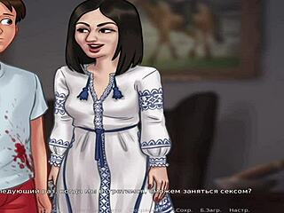 summertimesaga passionate kissing in cartoon teen 18+ scene e4 23