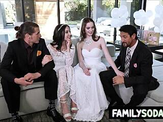 Ei, essas enteadas virgens estão levando rola dos padrastos antes do casamento!