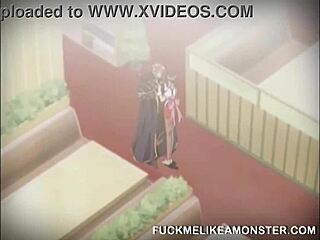 busty anime teen gets her pussy ravaged hard