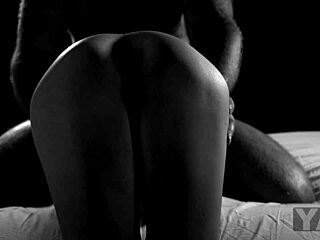 Bald man fucking his mistress while husband is away. Hotel sex with hairless wife.