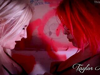 Taylor Nicole fucks sluts outdoors with cum swapping