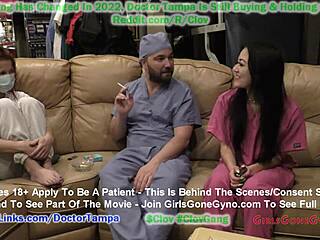 New Hooters Girl Blaire Celeste Undergoes Humiliating Gyno Exam By Dr. Stacy Shepard With Speculum And Gloves At Hospital