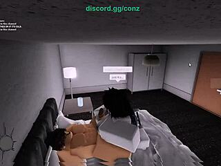 Got fucked hard while playing Roblox, what a rush! 😂