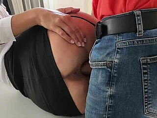 Horny Secretary Bangs Office Boss Hard for a Big Salary Boost