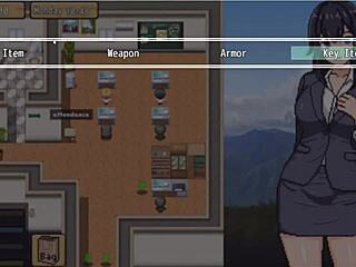 hey, fucking the yoga teacher in this hentai game to relieve work stress