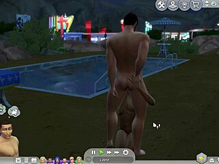 el sim hetero sucumbe a la tentacion gay cartoon