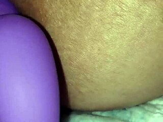 Watch her masturbate anally with big tits!