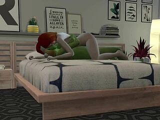 Ugly Old Man In 3d Cartoon Gets Bent Over Missionary Blowjob From Christmas Character