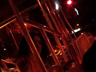 frankie strips in heels and stockings with clothes ripping