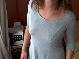 I get so turned on watching them jerk off while I flash my tits! 😍