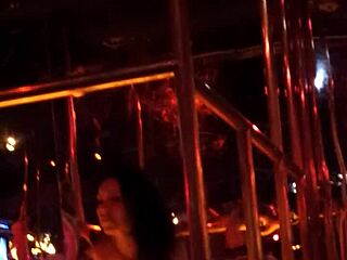 frankie strips in heels and stockings with clothes ripping