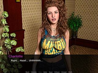 Nursing pleasure with horny teen in bed