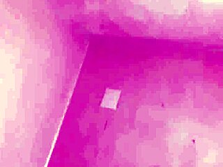 Dirty milf spits cum on her tits in cuckold scene.