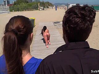 Bare Spanish Slave Humiliated And Punished On Kinky Streets