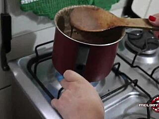 i prepare gourmet brigadeiro and masturbate to intense orgasm