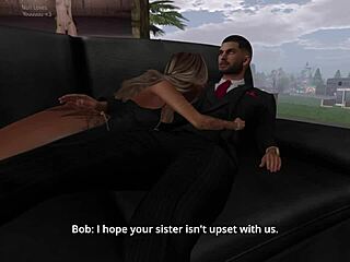 dinner with stepsister turns into group anal orgy 😈