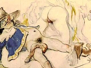 Vintage erotic illustration hints at timeless allure