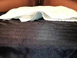 she's tied down and squirting all over that monster cock