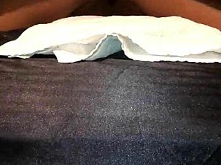 she's tied down and squirting all over that monster cock