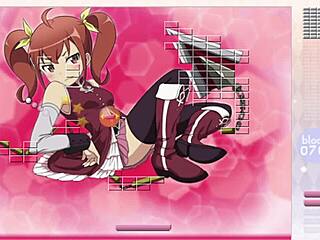 Kurusu Kanako Strips In Arkanoid