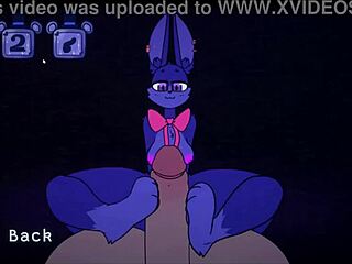 Five nights at fuzzboobs hentai game pornplay ep 8 th phone guy broke his cock during rough sex